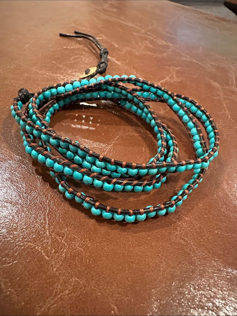Lulu Dharma Turquoise Bead Wrap Bracelet – Women Jewelry